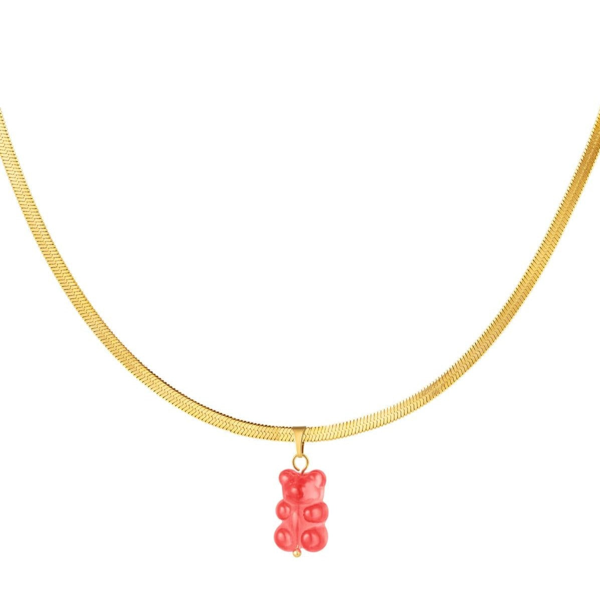Gummy beer ketting rood