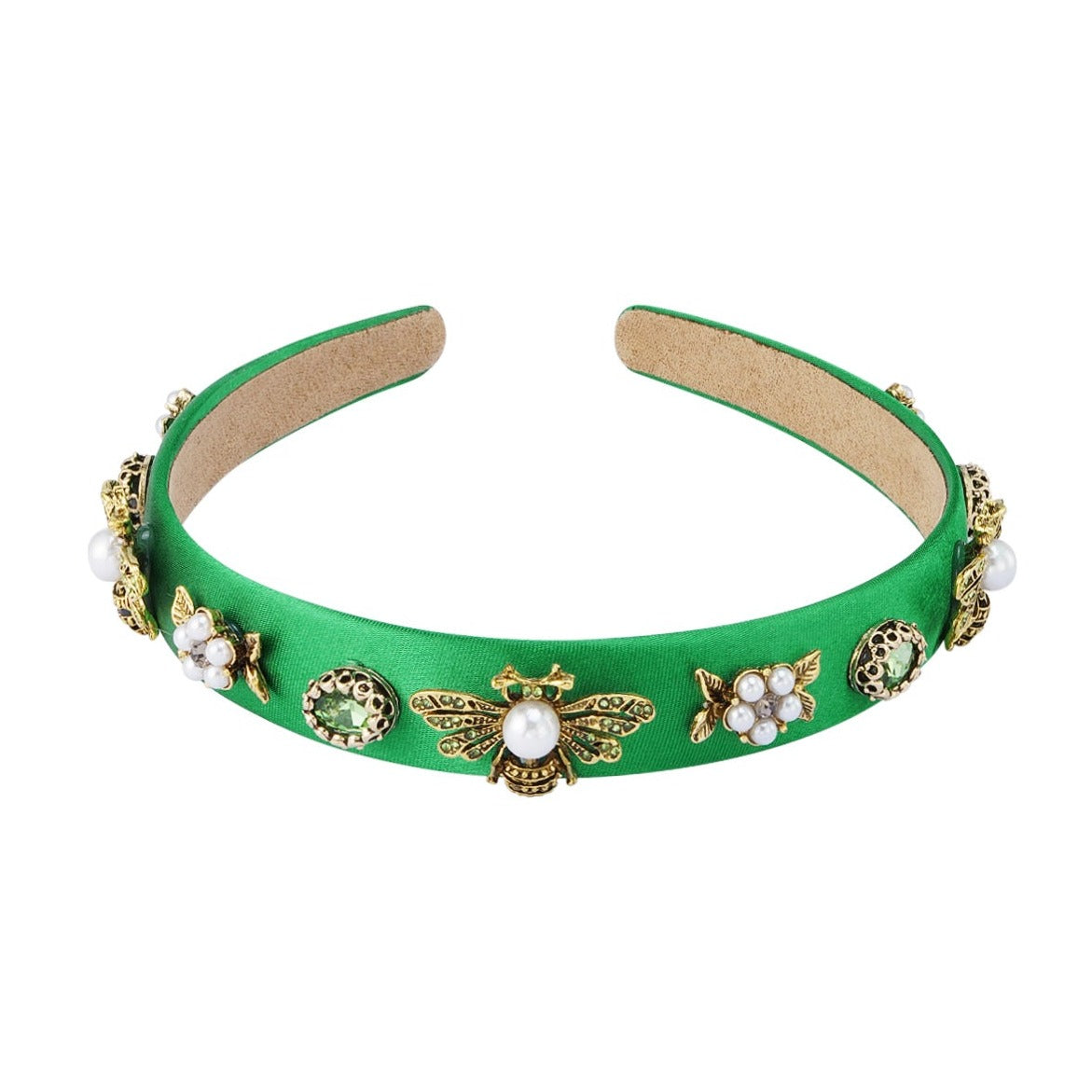 Bee green haarband