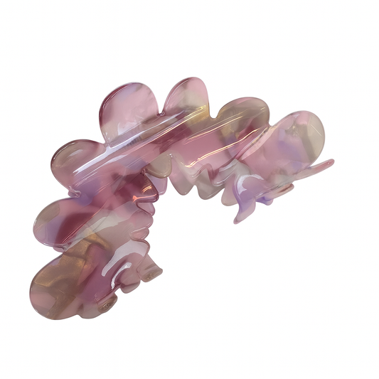 Butterfly haarclip roze