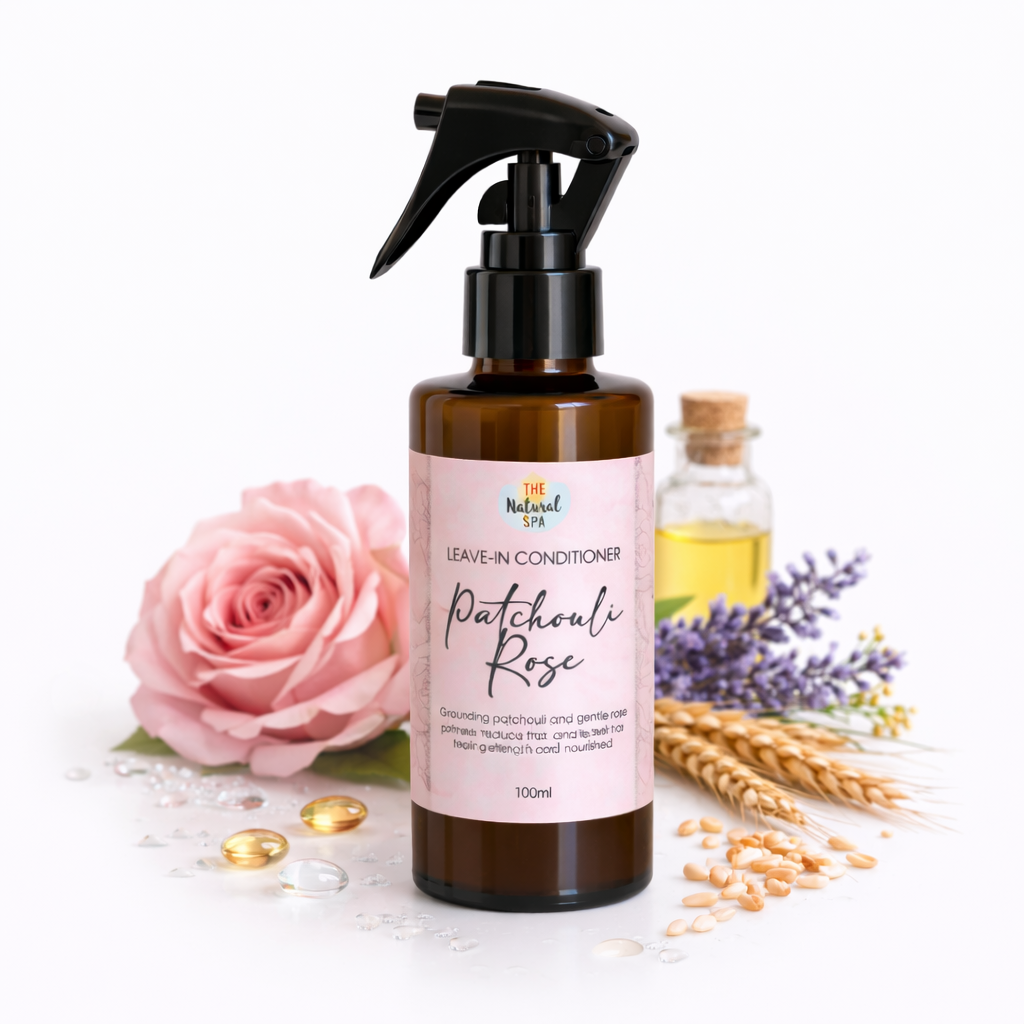 Patchouli en roos leave-in conditioner