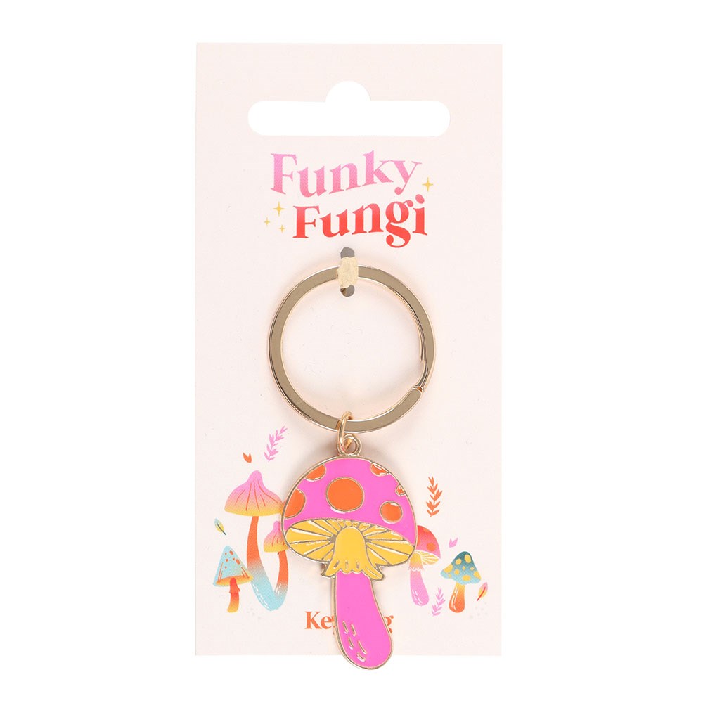 Funky fungi sleutelhanger