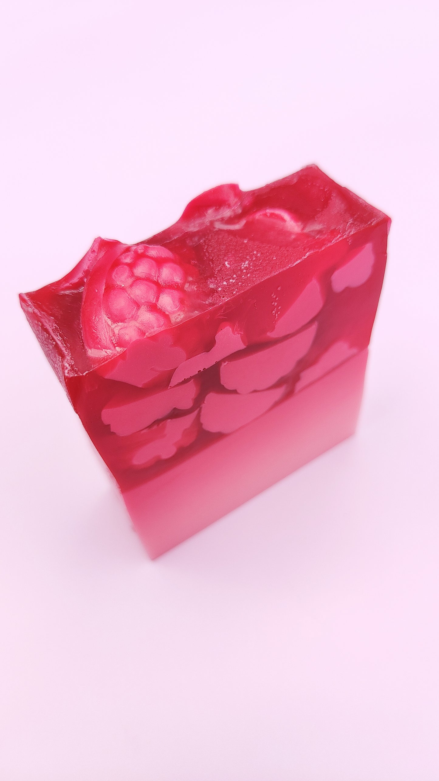 Marshmallow en framboos zeep