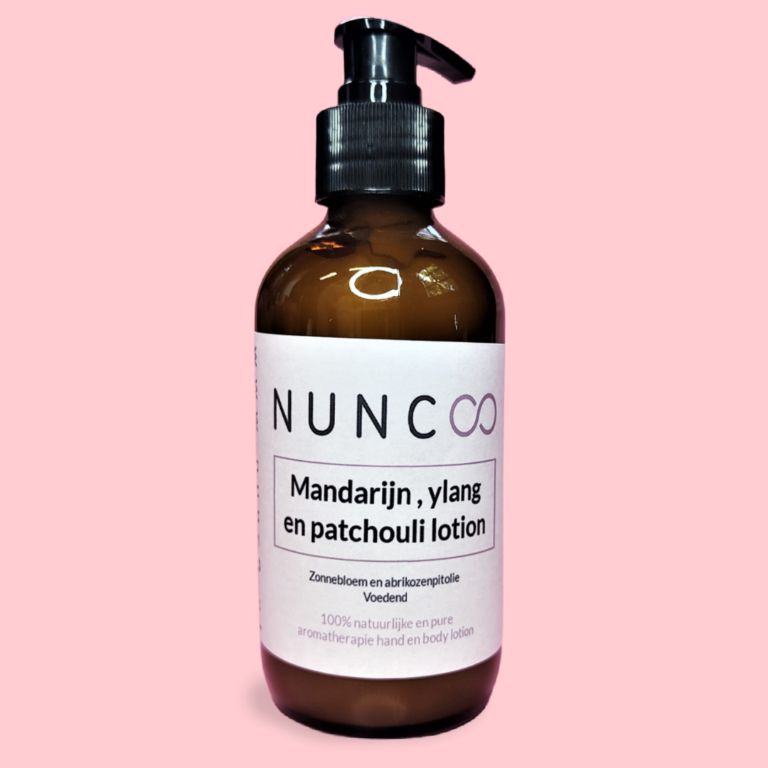 Mandarijn, ylang en patchouli lotion