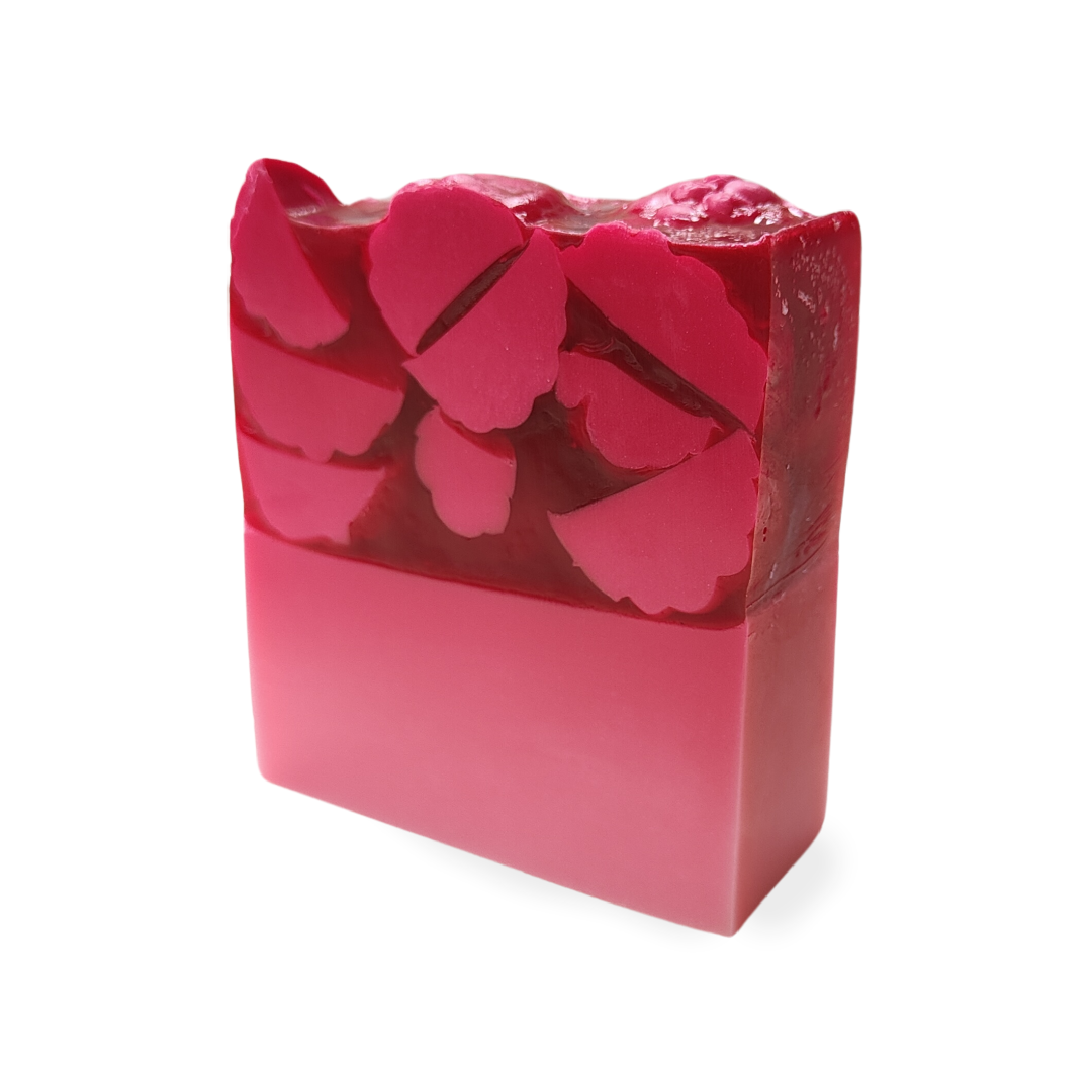 Marshmallow en framboos zeep