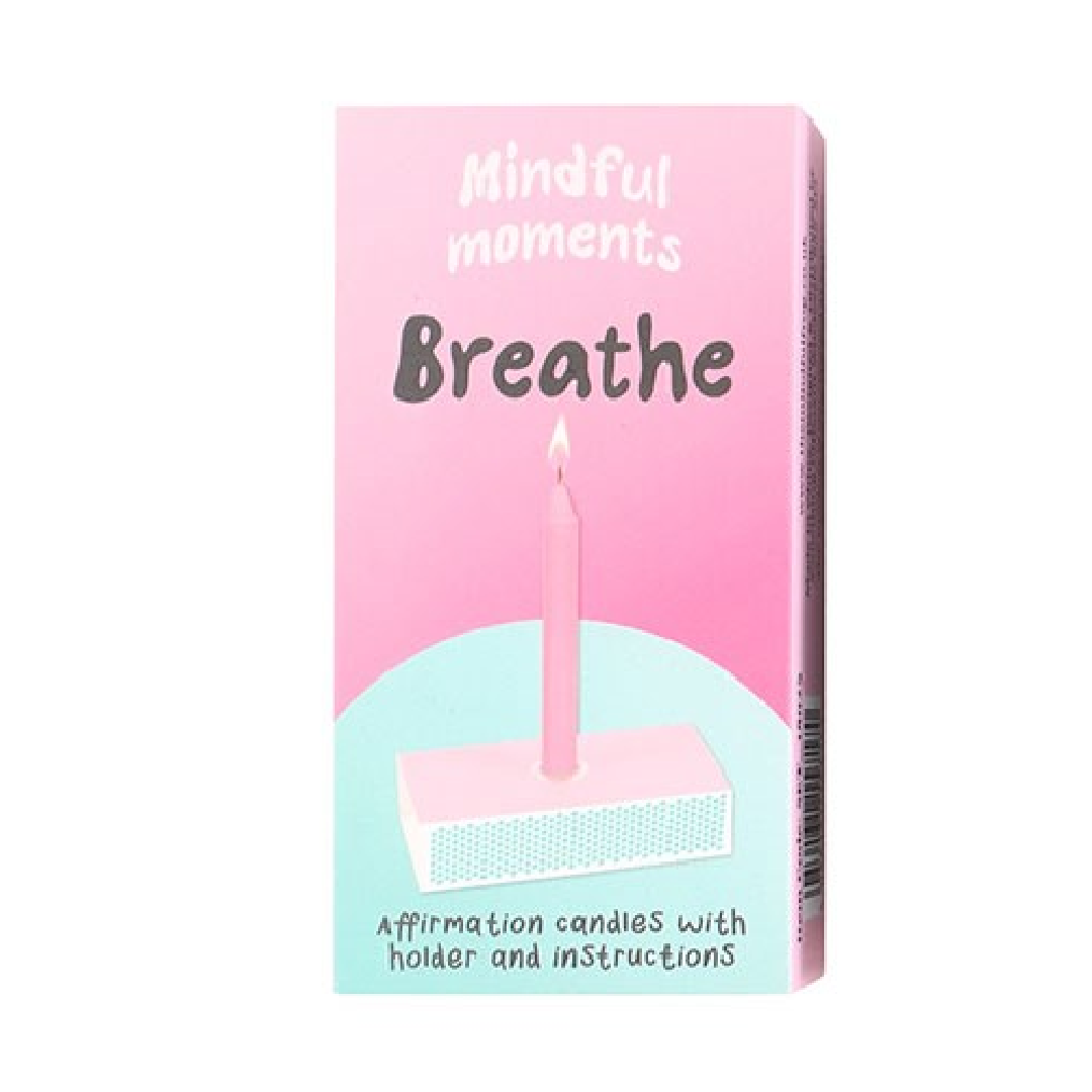 Breathe (Adem) affirmatie kaarsen