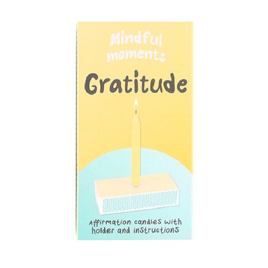 Gratitude (dankbaarheid) affirmatie kaarsen