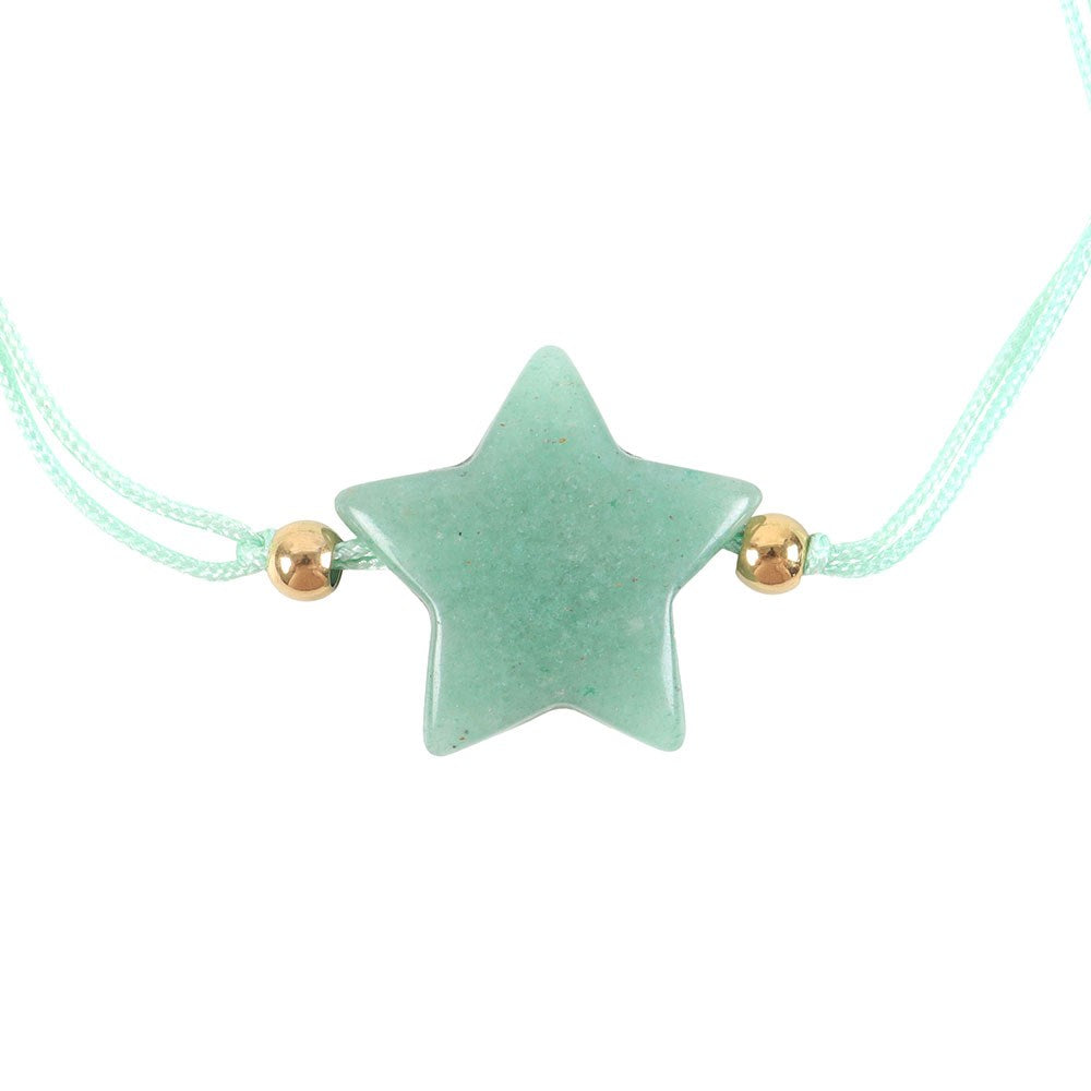 Shine bright aventurijn ster armband