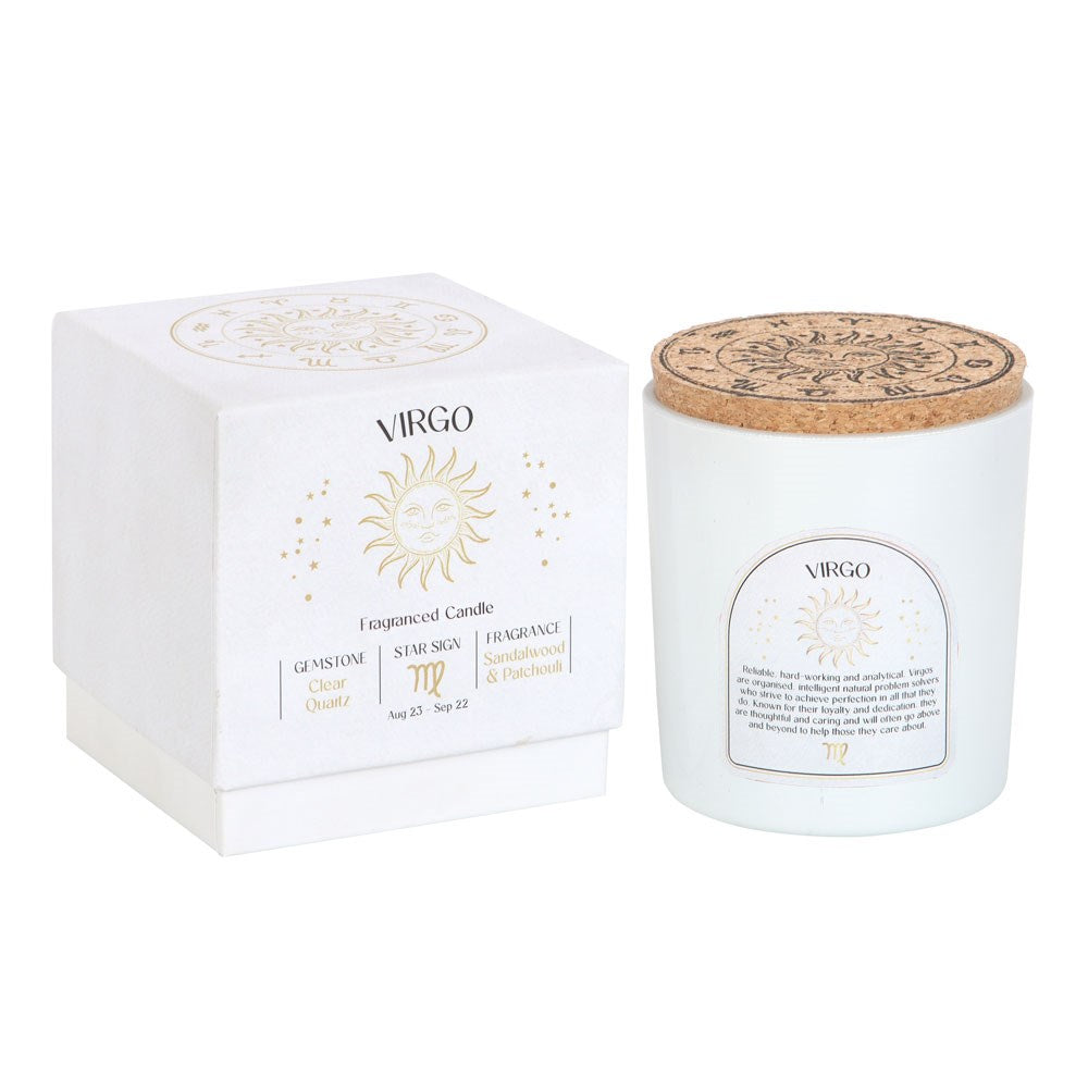 Maagd (Sandelhout & Patchouli) horoscoop kaars