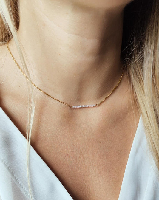 Juni birthstone ketting maansteen