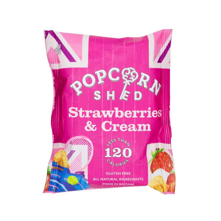 Strawberries and creme popcorn