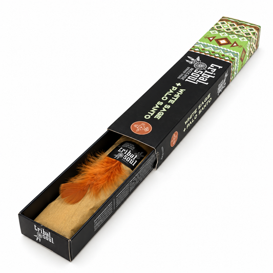 Witte salie en palo santo tribal soul wierook