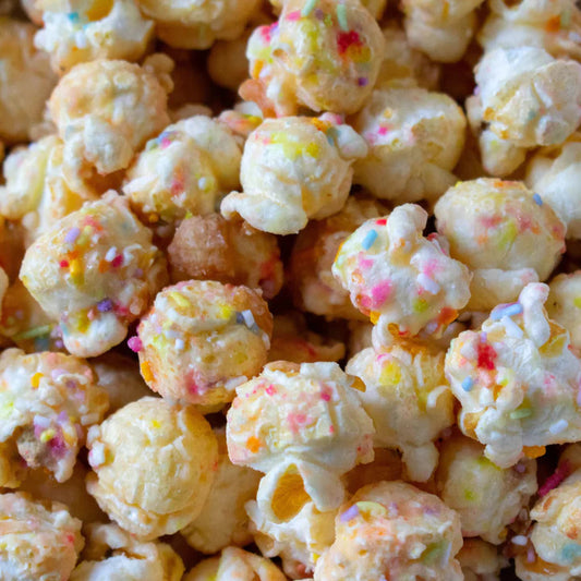 Birthday cake popcorn
