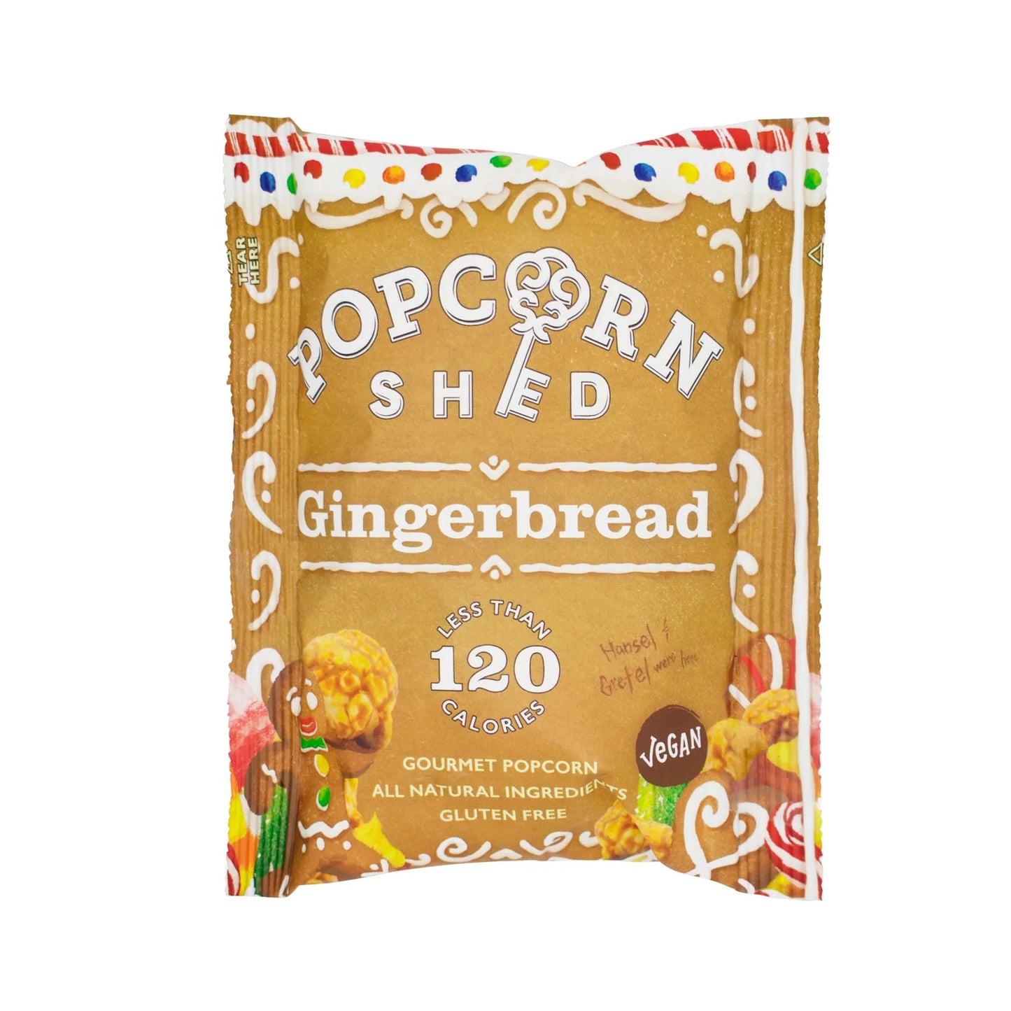 Gingerbread popcorn