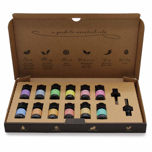 Aromatherapie essentiële olie herfst set