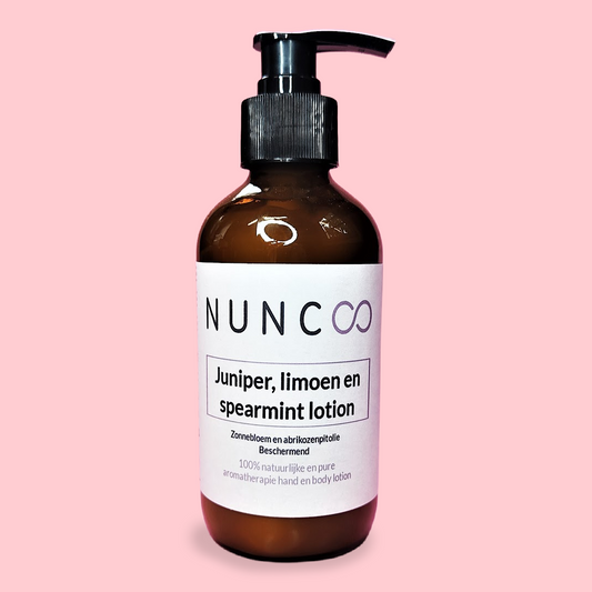 Juniper, limoen en spearmint lotion