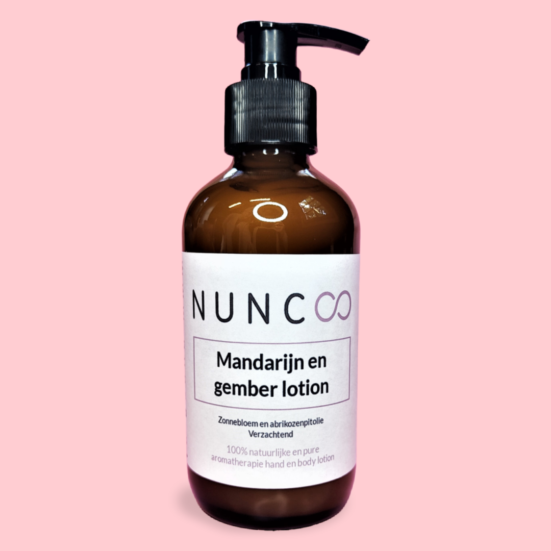 Mandarijn en gember lotion