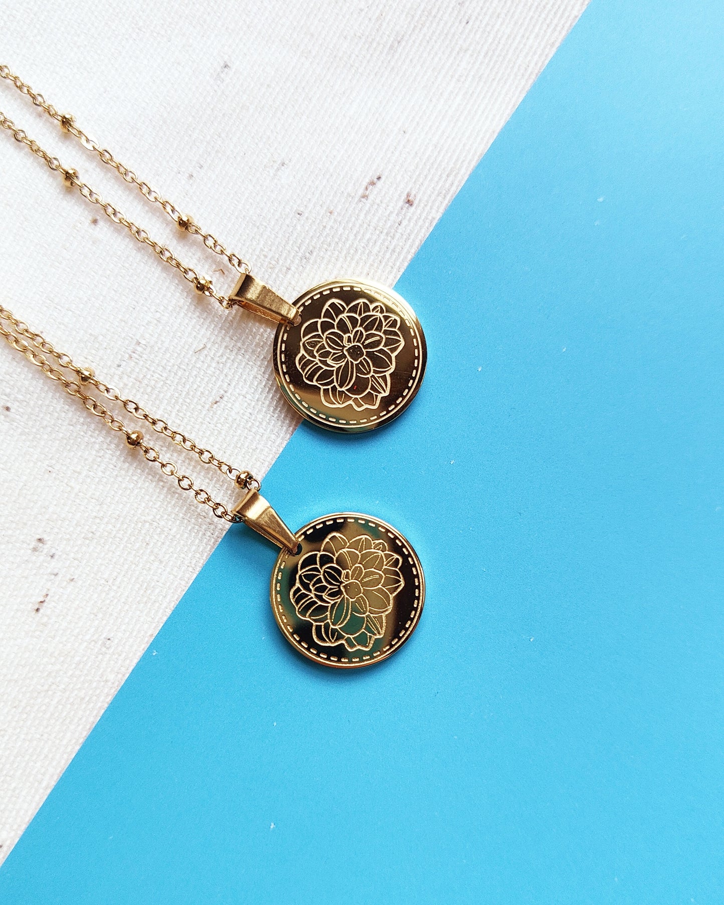Ketting birthflower goudsbloem oktober