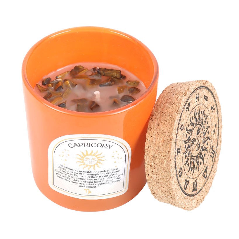 Steenbok (Sandelhout & Jasmijn) horoscoop kaars