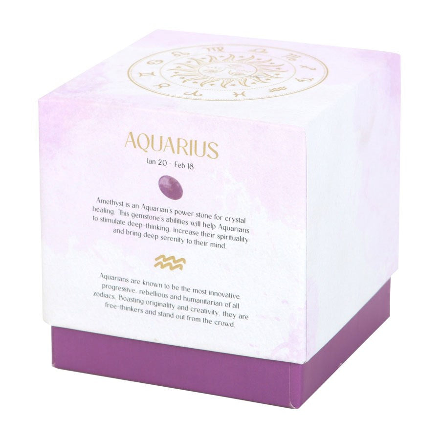 Waterman (Aquarius) horoscoop kaars