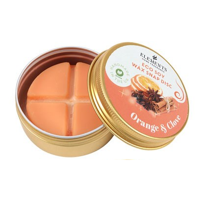 Orange and clove wax melt