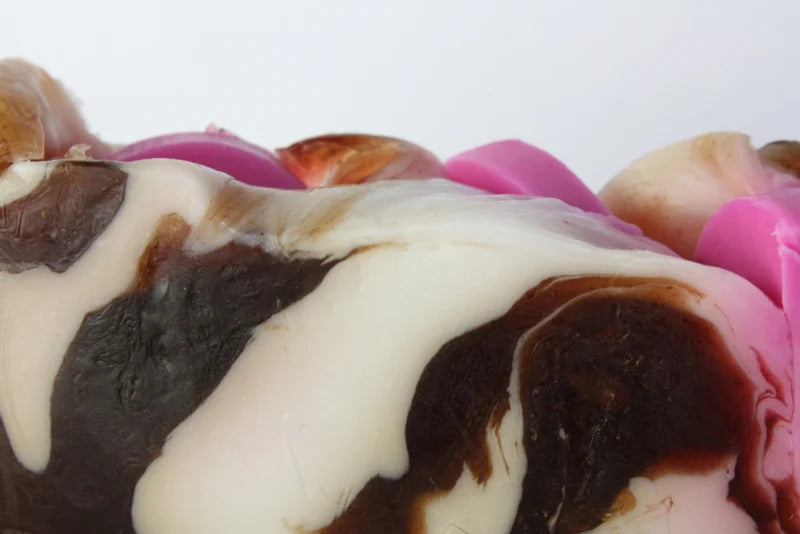 Marshmallow en chocolade zeep