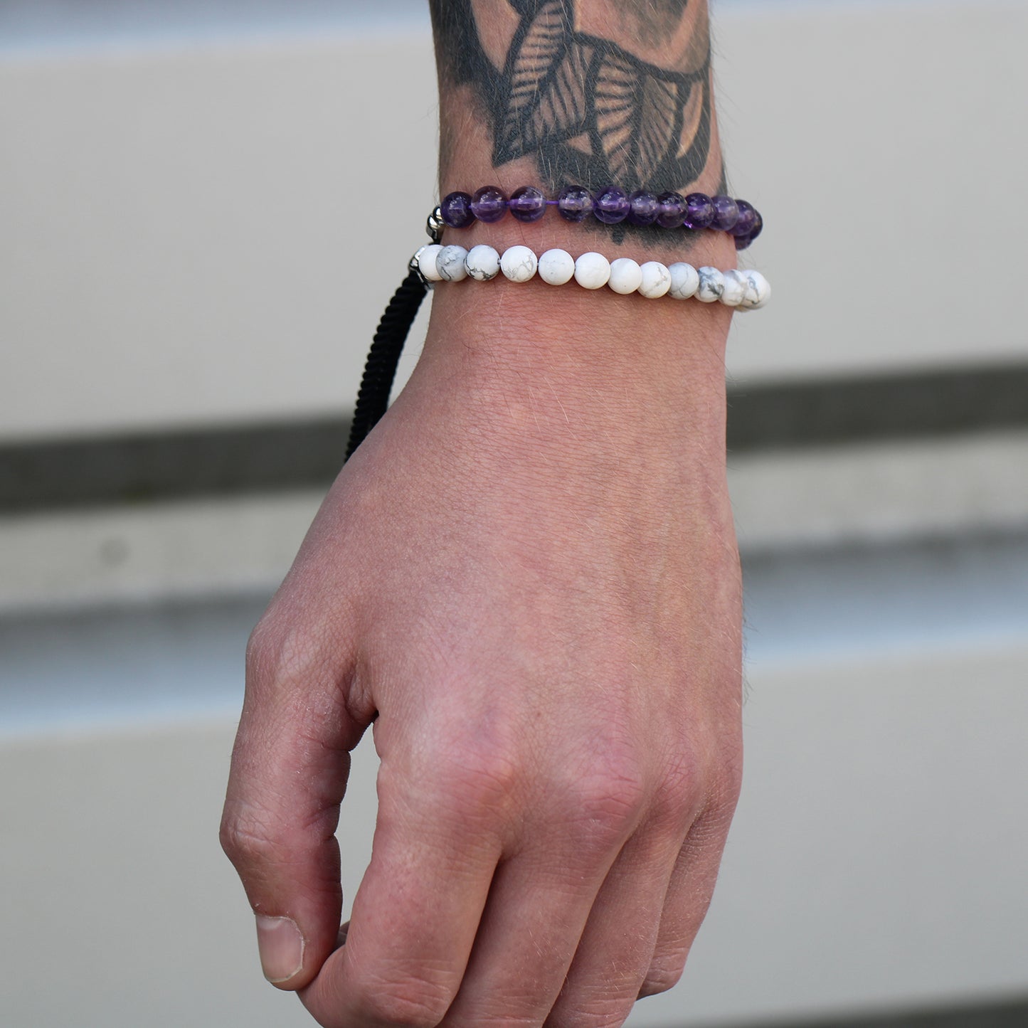Howliet touw armband