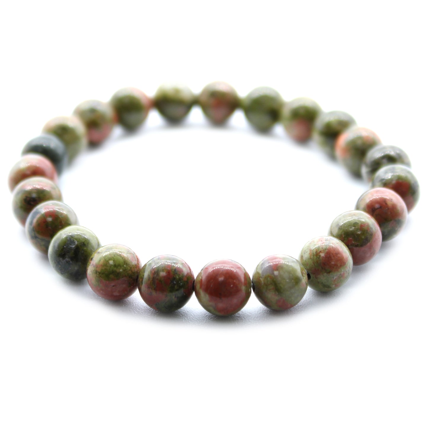 Groene jaspis powerbead armband