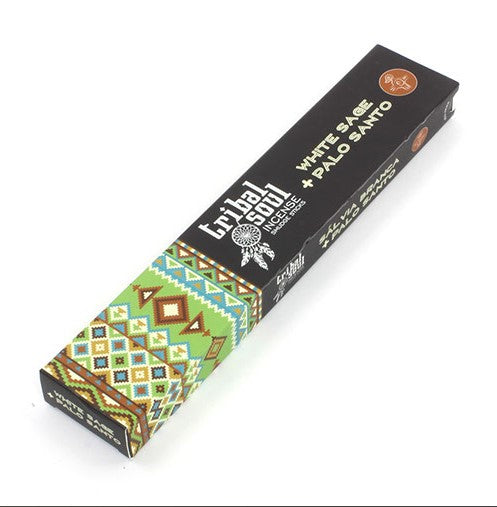 Witte salie en palo santo tribal soul wierook