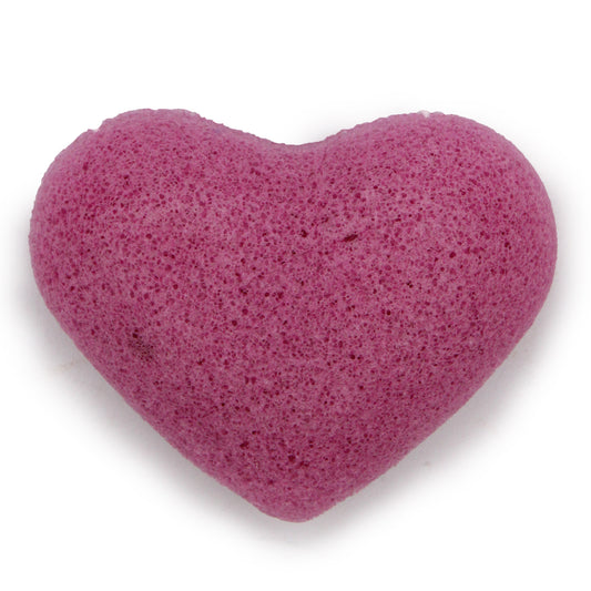 Lavendel hart konjac spons
