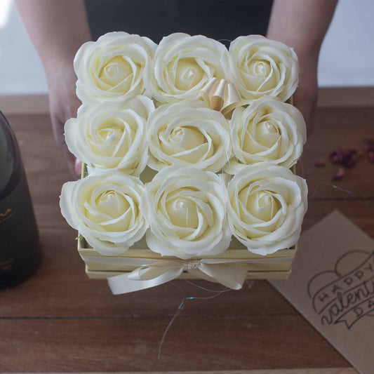 Witte zeeprozen cadeau box