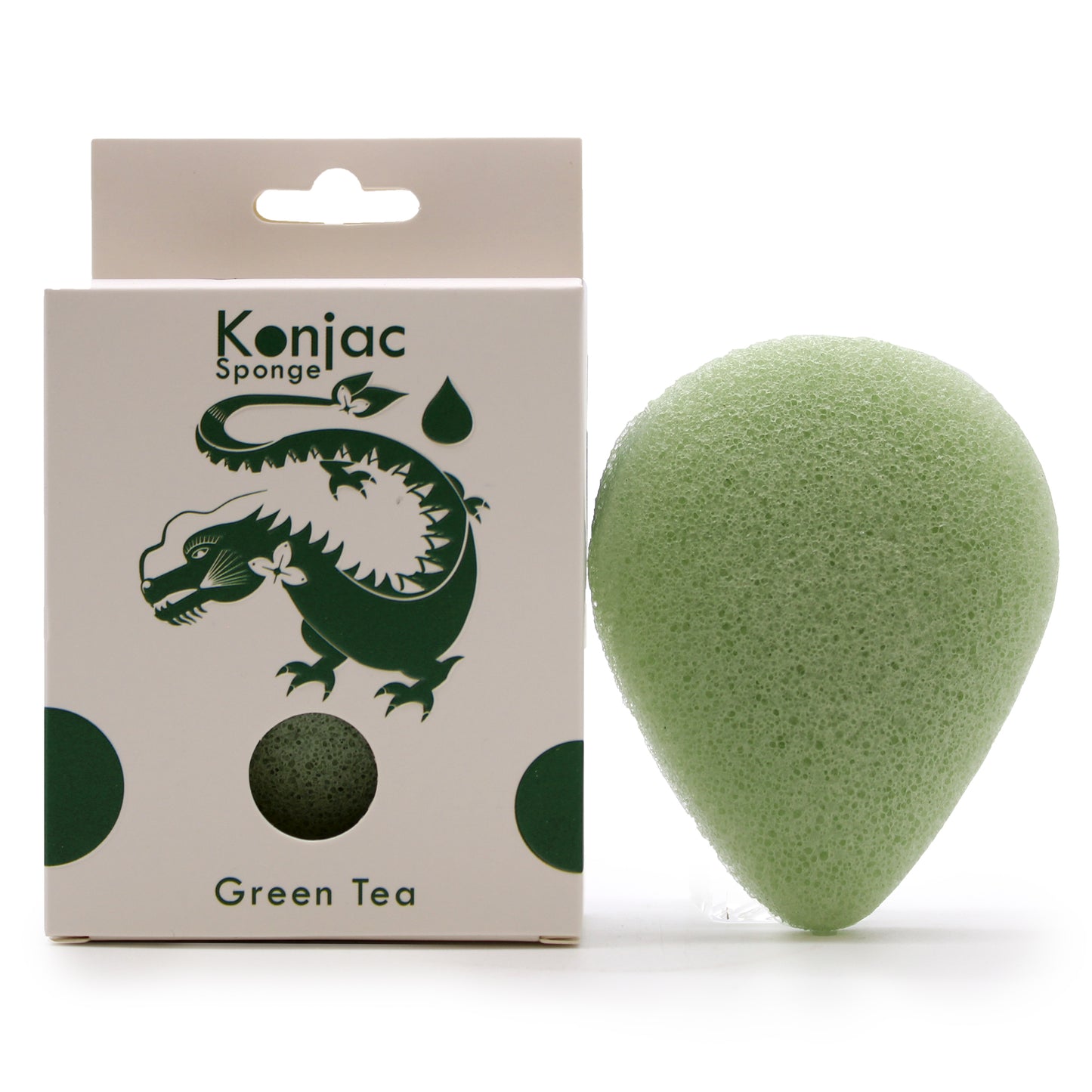 Groene thee konjac spons