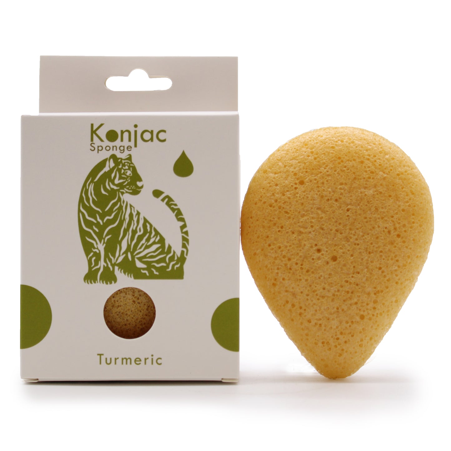 Kurkuma konjac spons