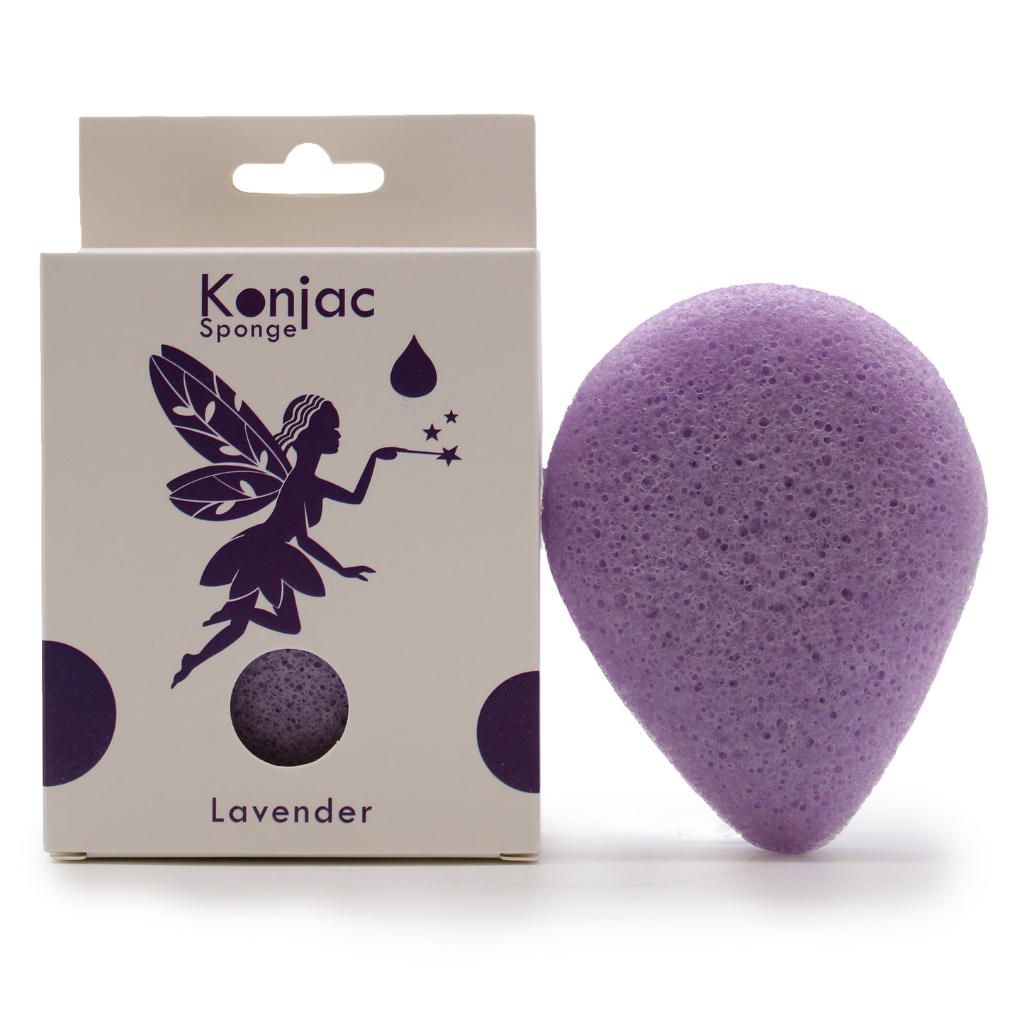 Lavendel konjac spons