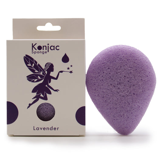 Lavendel konjac spons