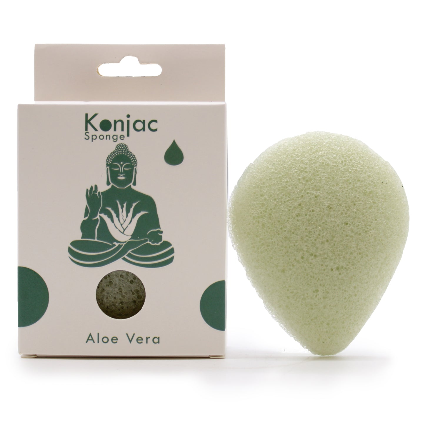 Aloë vera konjac spons