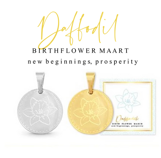 Ketting birthflower narcis maart