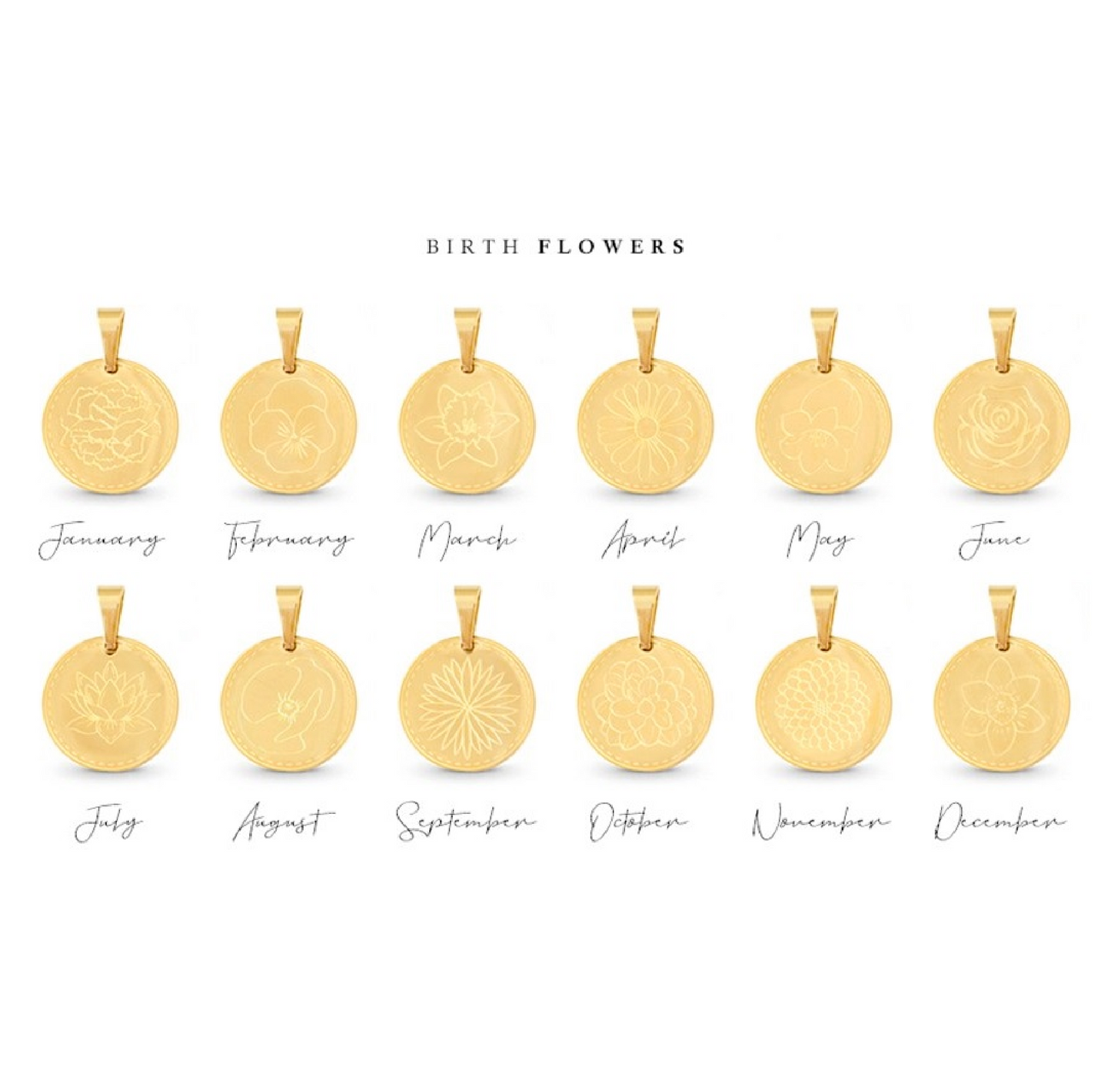 Ketting birthflower narcis december