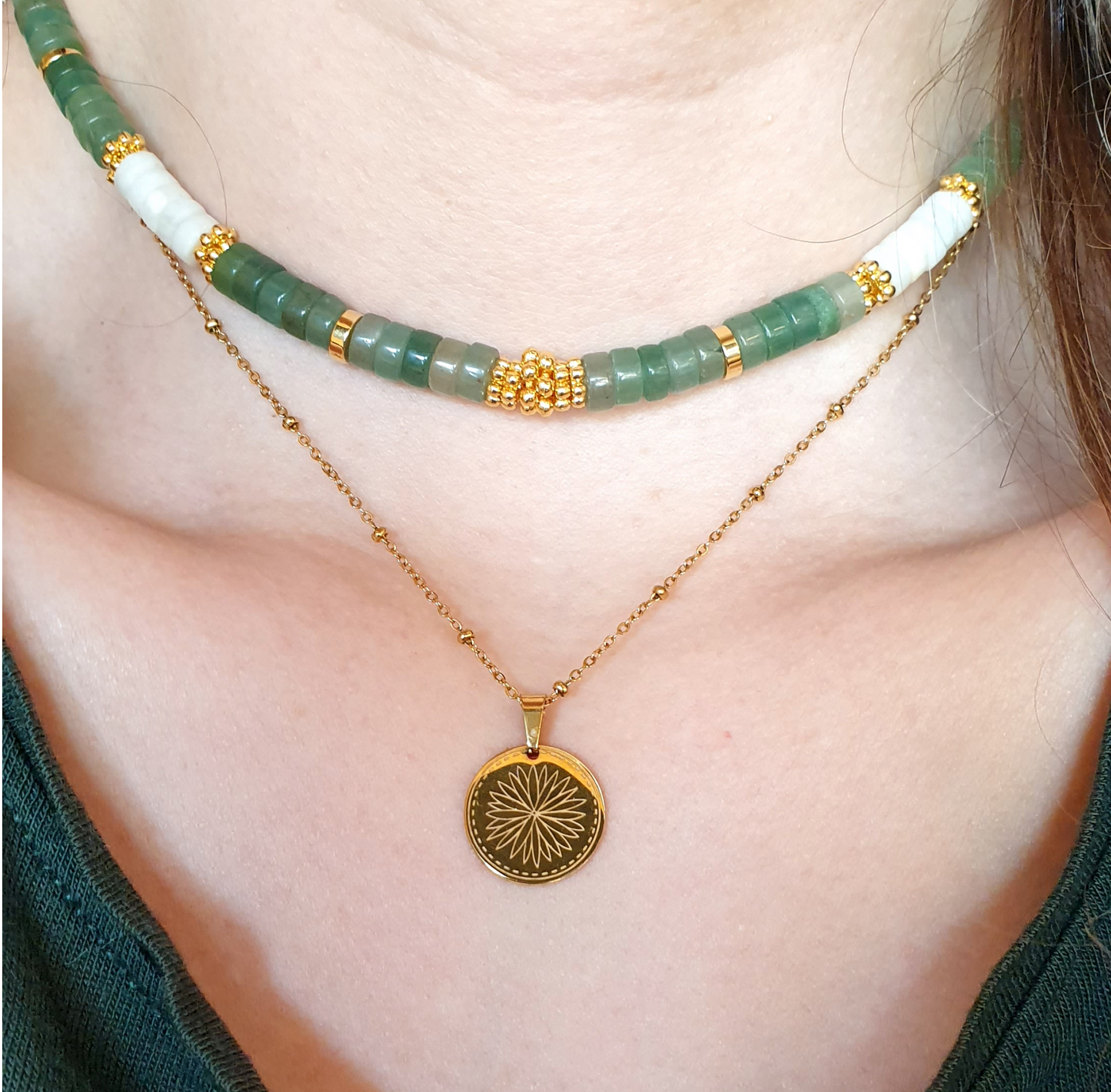 Ketting birthflower madelief april