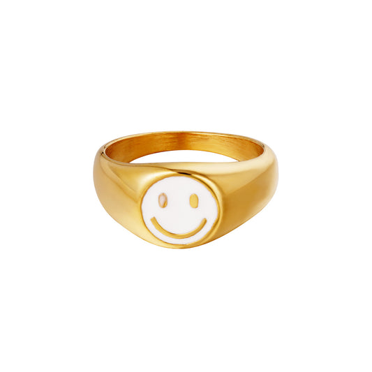 Happy white days ring