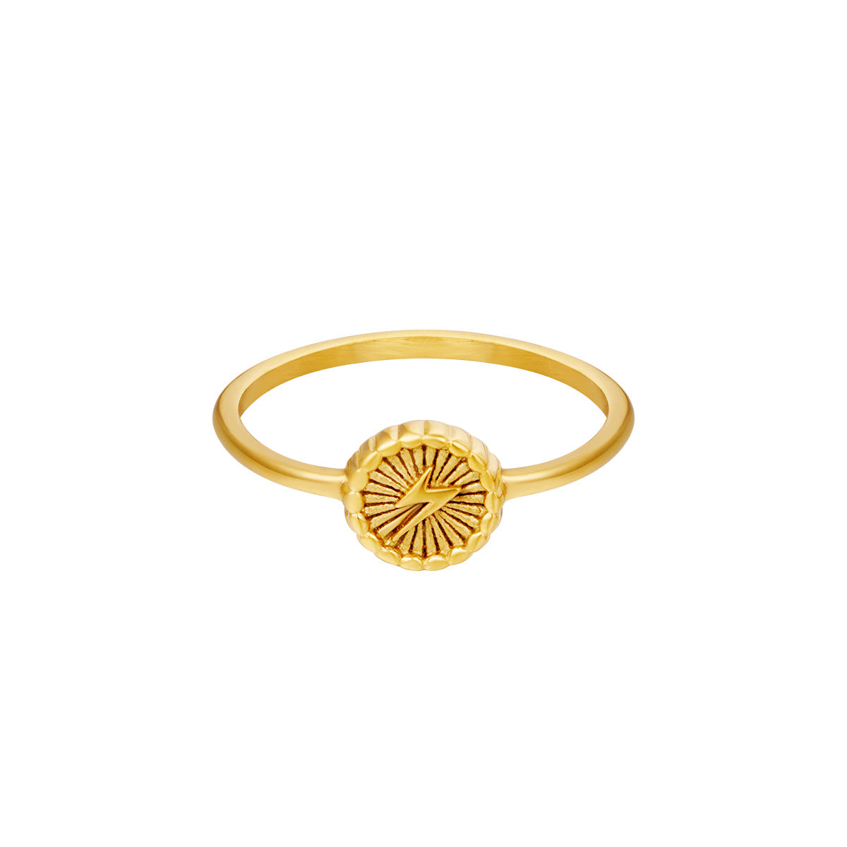 Lightning bolt ring
