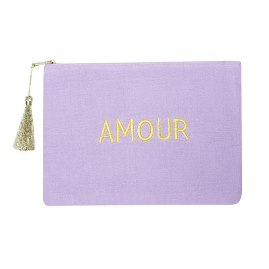 Amour makeup tasje paars