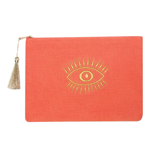 Eye makeup tasje oranje