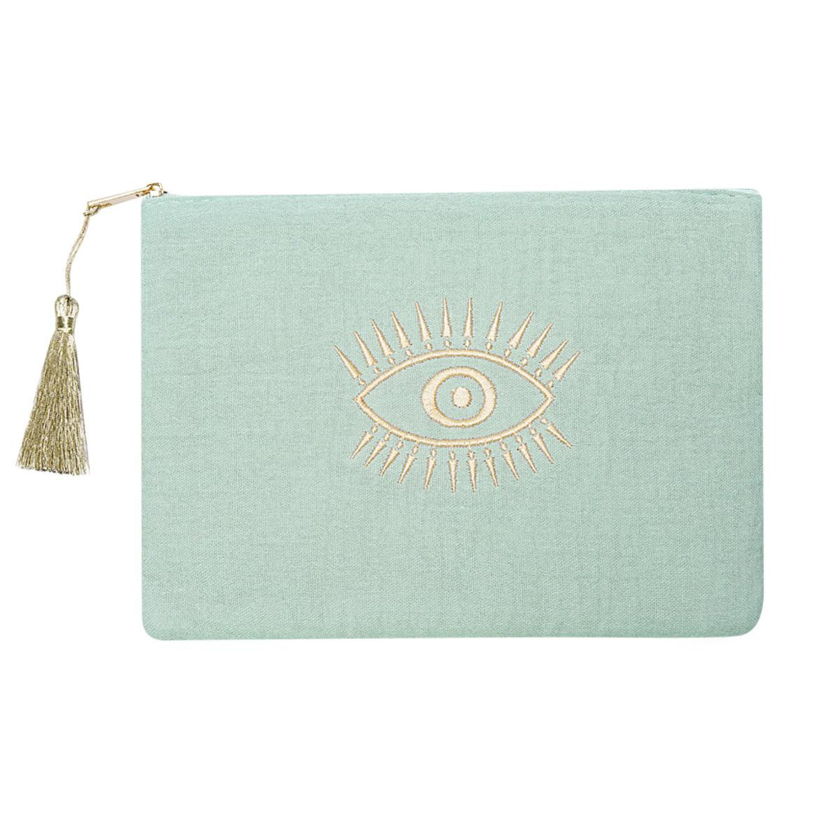 Eye makeup tasje mint