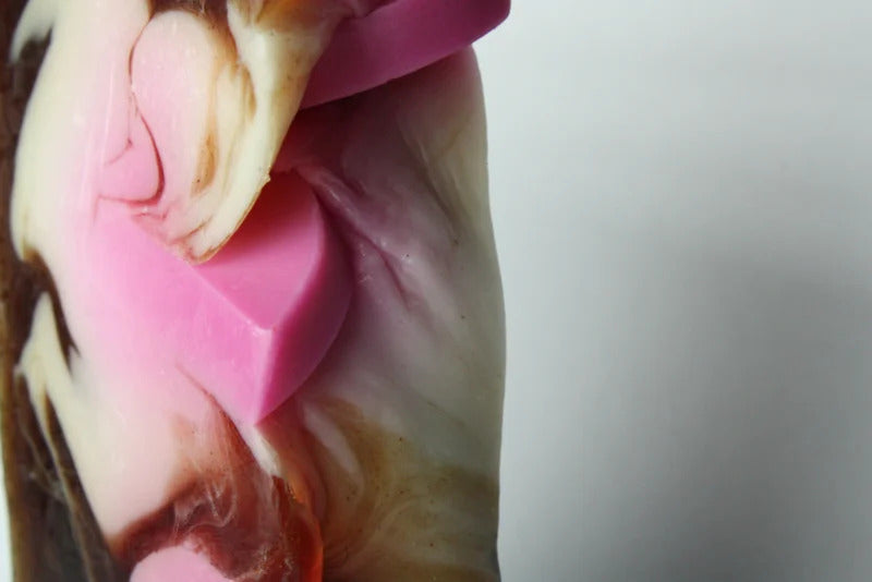 Marshmallow en chocolade zeep
