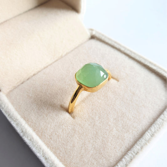 Aventurijn ring