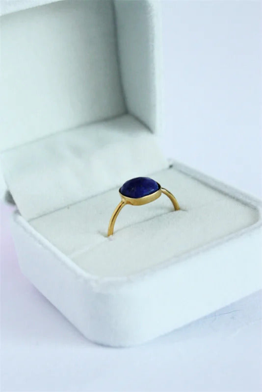 Lapis lazuli ring
