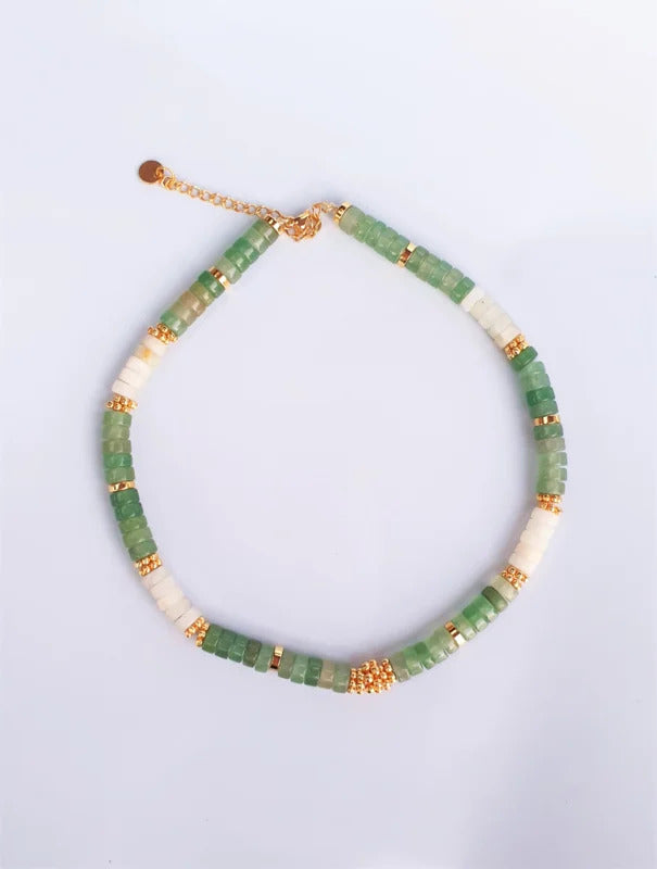 Aventurijn ketting (choker)