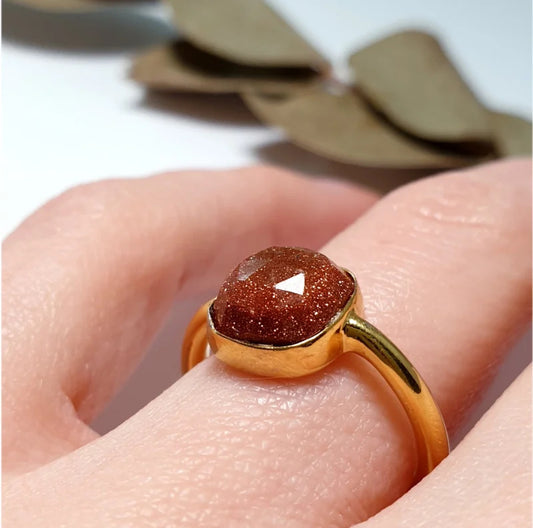 Zonnesteen ring