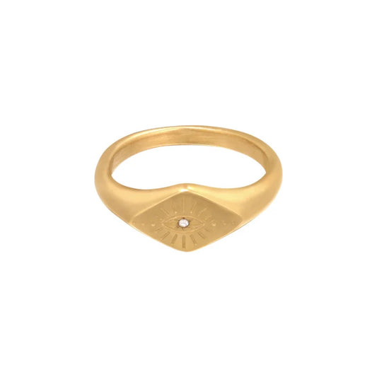 Boze oog ring goud