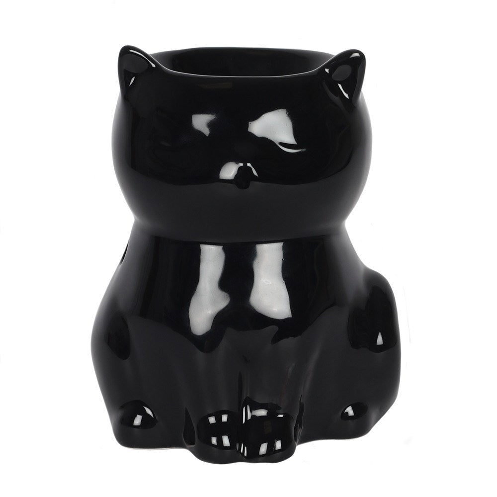 Zwarte kat olie/wax brander